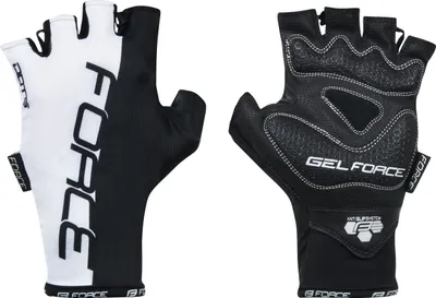 Produktbild von Handschuhe FORCE DOTS weiss schwarz : Größe - L Größe: L