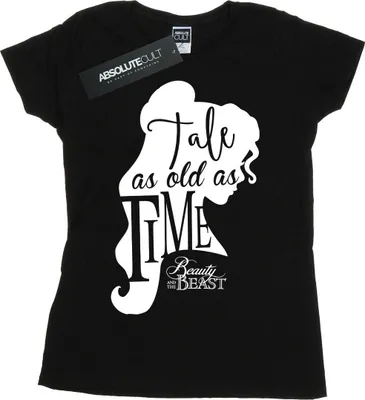 Produktbild von Disney - "Tale As Old As Time" T-Shirt für Damen BI47594 (M) (Schwarz)