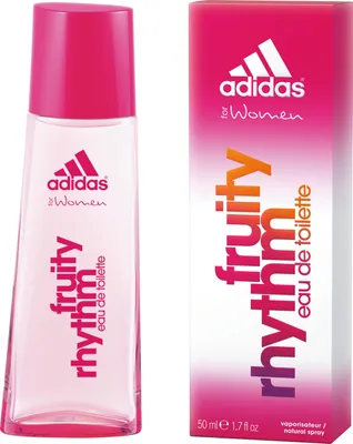 Zdjęcie produktu dla Adidas Fruity Rhythm, Kobiety, 50 ml, Malina, Cyklamen, Drzewo sandałowe, Spray