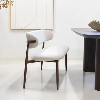 Produktbild von Giga Meubel Esszimmerbank Alexia - Beige/Walnuss - 160cm