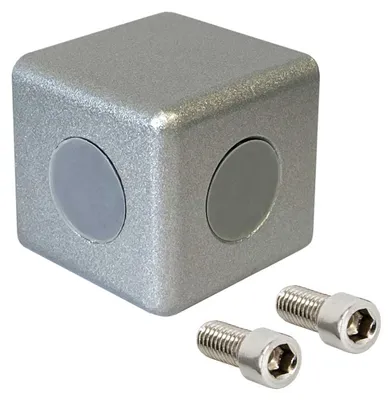 Produktbild von 10x Würfelverbinder 2D 4040 Nut 8 Eckverbinder Aluminium Profil Verbinder Schrauben