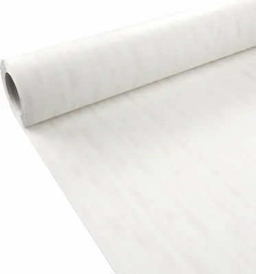 Produktbild von Duni Dunisilk Tischdeckenrolle Linnea weiss 25m 1er Pack
