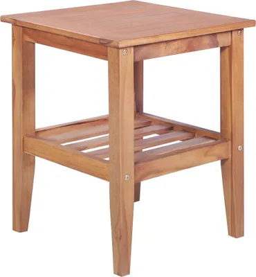 Immagine prodotto di The Living Store Tavolino quadrato 40 x 40 x 50 cm in teak massiccio