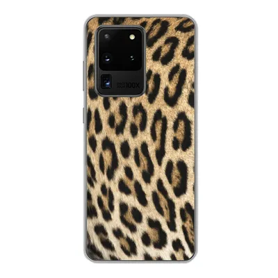 Produktbild von MuchoWow® Handyhülle Schutzhülle Hülle für Samsung Galaxy S20 Ultra Panther-Schacht Silikon Softcase Handy Hülle - Karteninhaber