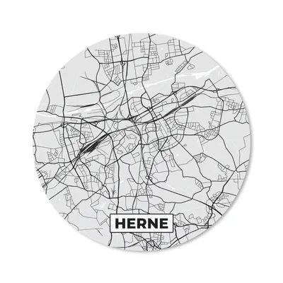 Produktbild von MuchoWow® Mauspad Mousepad Karte - Stadtplan - Deutschland - Herne 20x20 cm - Mousepads - Maus Mat - Pad - Mausunterlage - Schreibtischmatte