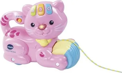 Image de Chat Interactif VTECH Baby 1,2,3 P'tit Chat Rose, Musical, 12 Mélodies, 5 Chansons, 12-36 Mois
