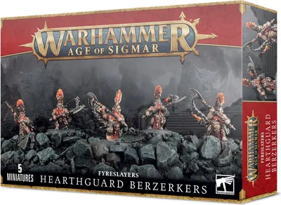 Obrázek produktu pro W-AOS: Fyreslayers - Hearthguard Berzerkers (5 figurek)