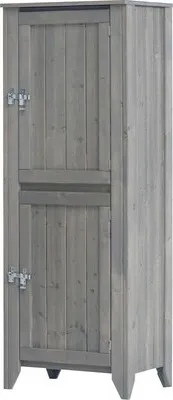 Produktbild von Gartenschrank/Outdoorküche Konsta Typ 559 Hochschrank inkl. 2 Türen 60 x 40 x 160 cm hellgrau