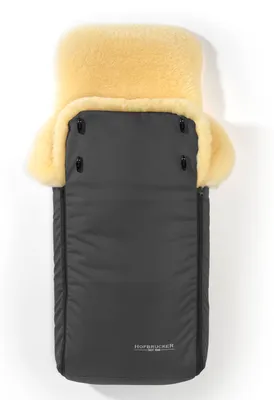 Produktbild von Hofbrucker Lammfell-Fußsack Luxus für Kinderwagen und Buggy