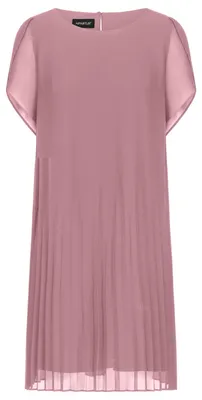 Produktbild von APART Fashion Damen Chiffon Kleid, kurzes fließendes plissiertes A-Linien-Kleid,
