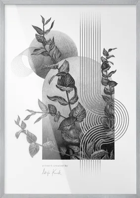 Produktbild von Bilderrahmen Silber Fotorahmen Wanddeko Collage Foto Poster 102x72 cm Modern, Design
