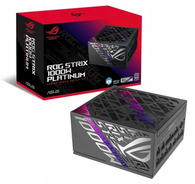 Produktbild von ROG-STRIX-1000P-GAMING (schwarz, 1x 12-Pin High Power GPU, 4x PCIe, Kabelmanagement, 1000 Watt)