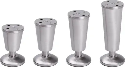 Produktbild von Edelstahl Möbelfüße Schrankfüße Möbelfuß Schrankfuß Stellfuß Stellfüße Fuß Füße 80mm