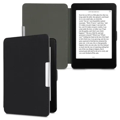 Produktbild von kwmobile Hülle kompatibel mit Amazon Kindle Paperwhite - Nylon eReader Schutzhülle Cover Case (für Modelle bis 2017) - Schwarz