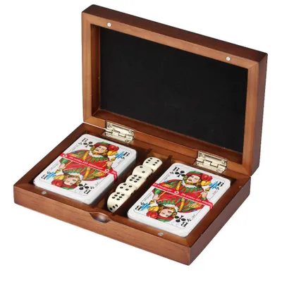 Produktbild von Philos Romme - Kartenbox mit Würfel und Magnetverschluss (6656)