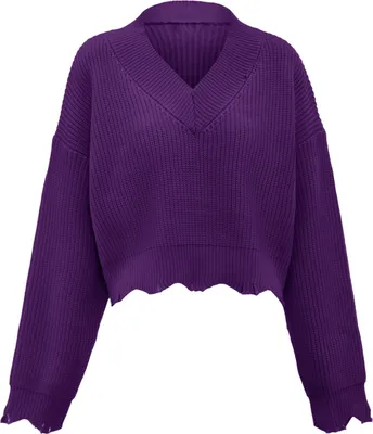 Image de Pull pour femme - couleur lilas. Pull pour femme - couleur lilas, taille M/L