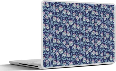 Produktbild von MuchoWow® Laptop Aufkleber Sticker Cover Blumen - Muster - Natur 25x18 cm - Laptop-Deko