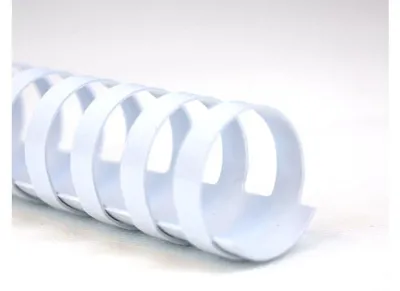 Produktbild von GBC CombBind Plastikbinderücken 8 mm weiß A4 – 100 Stück