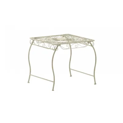Produktbild von CLP Gartentisch aus Eisen Zarina Beistelltisch im Jugendstil für Terrasse und Balkon antik-grün