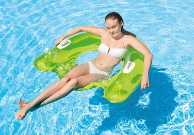 Obrázok produktu pre Intex Lounge Sit and Float Orange Vzduchový matrac do bazéna Vodná posteľ Airbed