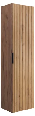 Produktbild von Badezimmerschrank, Gold Craft Eiche, 35 x 136 x 27 cm, Schwarze Griffe