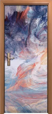Produktbild von Türposter 80x200 cm Türaufkleber Türtapete Türfolie Klebefolie künstlerische Spritzer Abstrakte