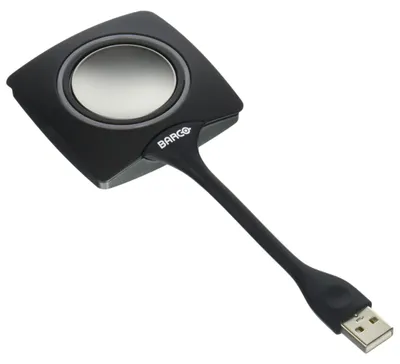 Produktbild von Barco ClickShare Button, Knopf, Schwarz, Grau, USB, 59,3 mm, 162,5 mm, 16,3 mm