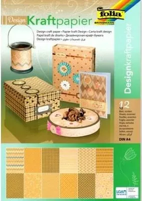 Immagine prodotto di Carte kraft Folia Design 12 fogli