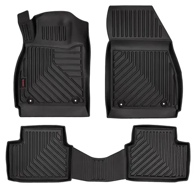 Image de Tapis de sol en caoutchouc pour Opel Insignia A 2008-2017 (berline/break/liftback) – 4 pièces, noirs, sur mesure