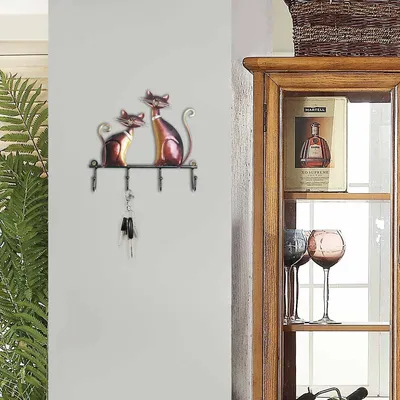 Wandhaken,ABS-Wandhaken,Wandhaken zum Aufhängen,Haken in Katzenform,Kleiderhaken