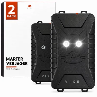 VIXE Marterverjager Auto & Outdoor op Batterijen of 12V - 2 Stuks – afbeelding 1
