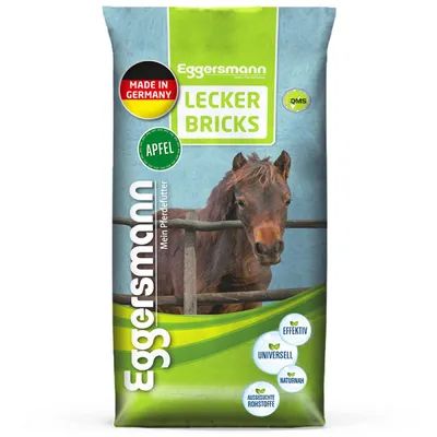 Produktbild von Eggersmann Lecker Bricks - 25kg - (Apfel) besondere Belohnung