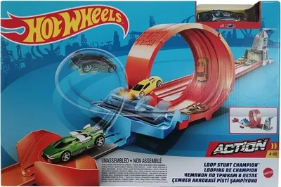 Obrázek produktu pro Hot Wheel Champion Trackset Looping Track, včetně autíčka na hraní