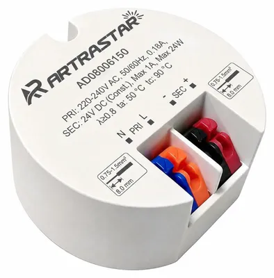 Obrázok produktu pre LED transformátor, 24 V, 24 W, 1 A, transformátor nízkeho napätia, spínaný zdroj AC/DC
