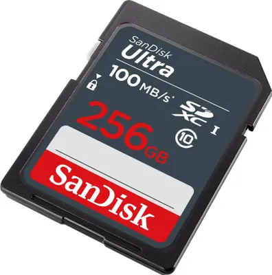 Produktbild von SanDisk Ultra Lite SDXC    256GB 100MB/s       SDSDUNR-256G-GN3IN