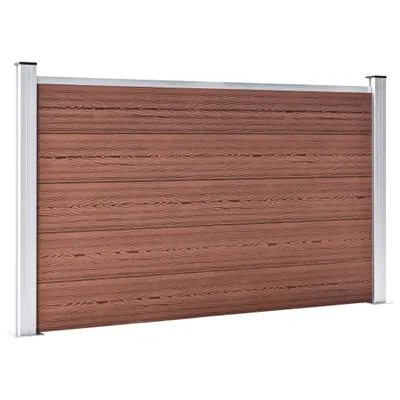 Obrázek produktu pro vidaXL Zahradní plot WPC 699x106 cm hnědý
