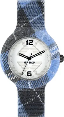 Produktbild von Hip Hop Uhr Silikonuhr Tartan large HWU0378 dundee blue