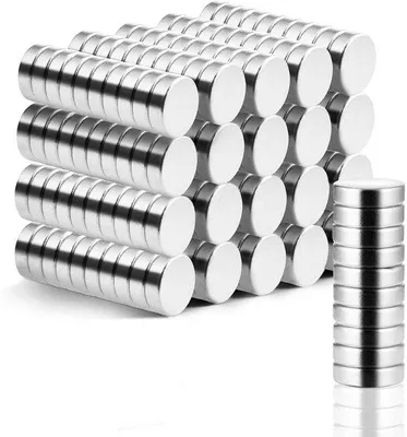 Produktbild von 200 Stück neodymium-Magneten, extra stark, 6 mm x 2 mm, Mini-Magneten, Rundmagneten für das Kühlschrankmagneten, für Whiteboard, Pinnwand, Büro, Schule