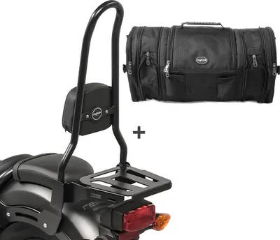 Immagine prodotto di Sissybar XL3 + borsa posteriore RB1 per Honda Rebel 500 17-25 con portapacchi