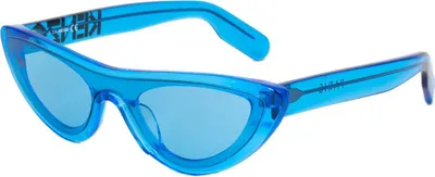 Produktbild von Kenzo Kz40007i-84v Damen-sonnenbrille Blau Mann Blau One Size