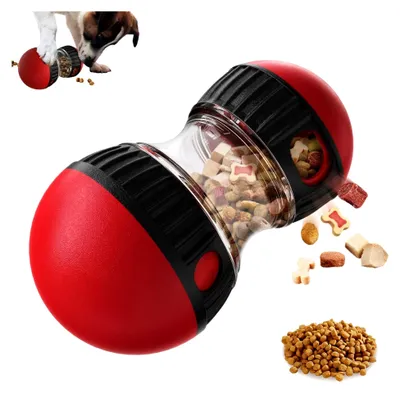 Produktbild von Intelligenzspielzeug für Hunde, Interaktives Hundespielzeug, Langsame Futterausgabe zur Verbesserung der Verdauung, Rollendes Futterspielzeug, Hundezubehör
