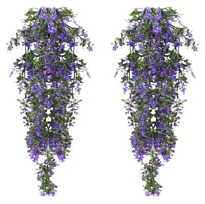 Image de 2 pièces de plantes artificielles en forme de lierre pour la décoration