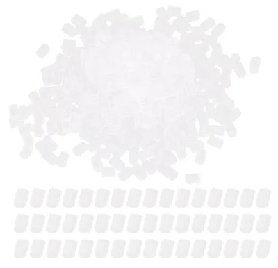 Produktbild von 500 Stück Silikon-Ohrring-Verschlüsse, weiche transparente Ohrringe, Ohrstöpsel-Ersatz-Zubehör