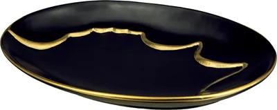 Image de Gilde Schale, "Creolo", Keramik, schwarz, VE 2, L. 17.5 cm, B. 25 cm, H. 3 cm 28766 4063387287668
