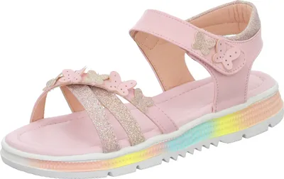 Produktbild von girlZ onlY Kinder-Mädchen Sandalette Pink, Farbe:rot, EU Größe:35