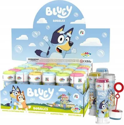 Immagine prodotto di ARTICOLO Bolle di sapone 60ml Bluey 36pz/disp 845007