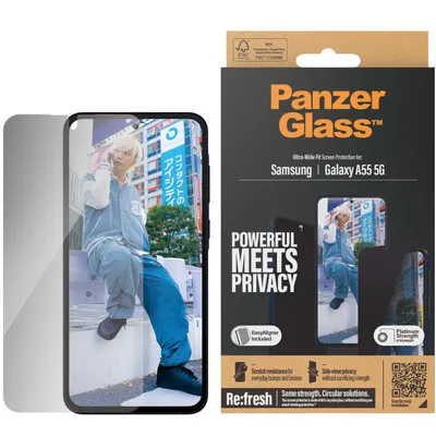 Produktbild von PanzerGlass SP Galaxy A55 5G Privacy UWF