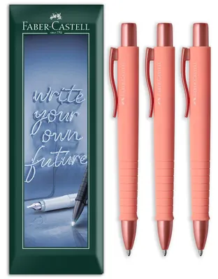 Produktbild von Faber-Castell Poly Ball Autumn Edition XB Kugelschreiber, Coral – Koralle