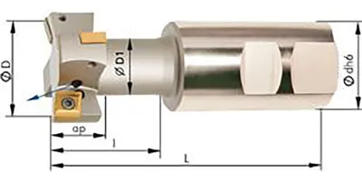 Obrázok produktu pre Fréza s T-drážkou s IK. D 40 mm Z 4