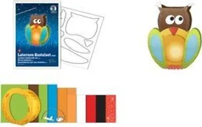 Produktbild von URSUS Laternen-Bastelset "Eule"